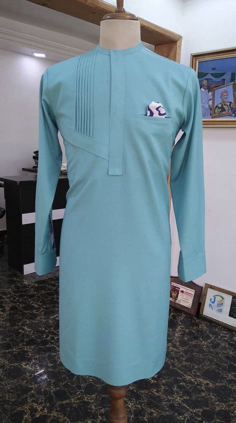 Bespoke Senator Kaftan - Mint Green