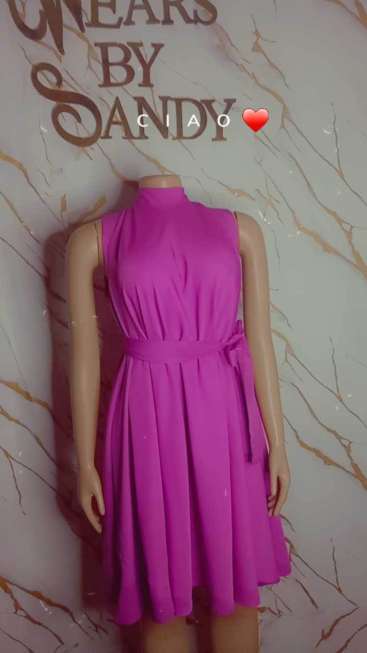 Short flare gown