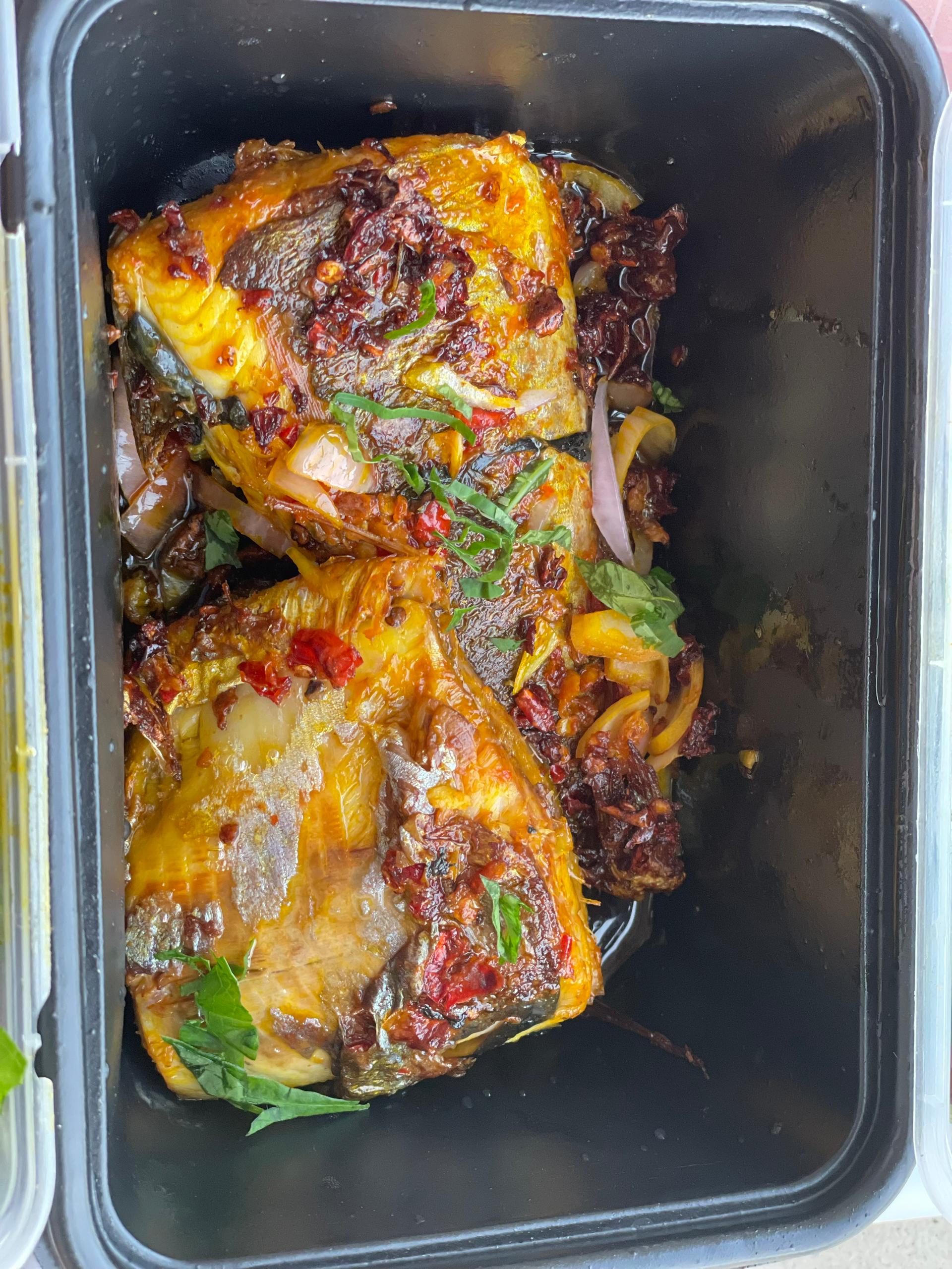 Peppered fish